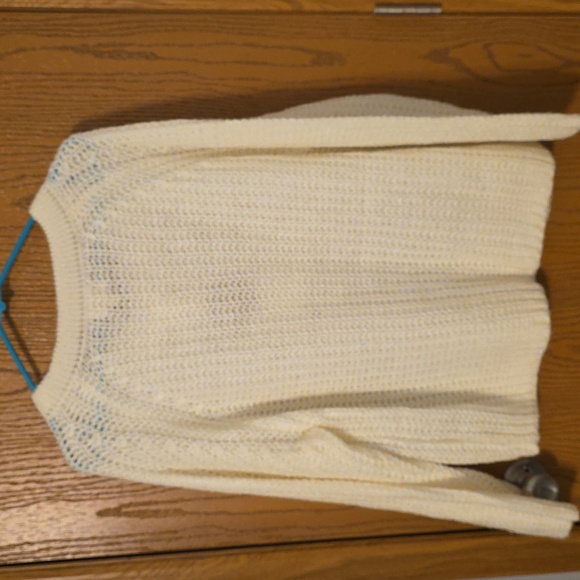 BiBi Cream Button-Accent Sweater - Picture 3 of 3